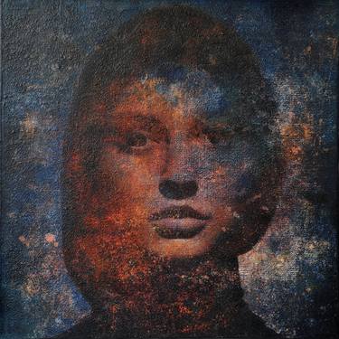 Print of Figurative Portrait Mixed Media by Karin Vermeer