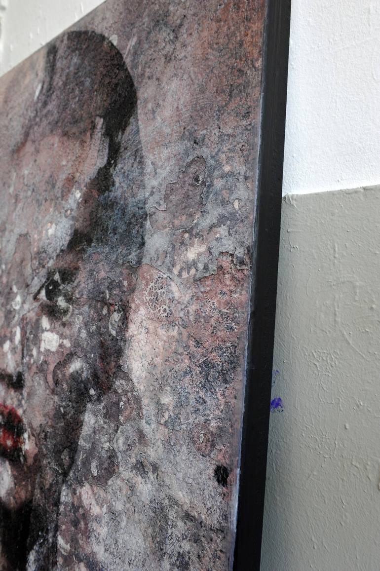 Original Contemporary People Mixed Media by Karin Vermeer