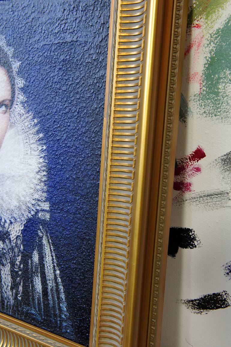 Original Contemporary People Mixed Media by Karin Vermeer