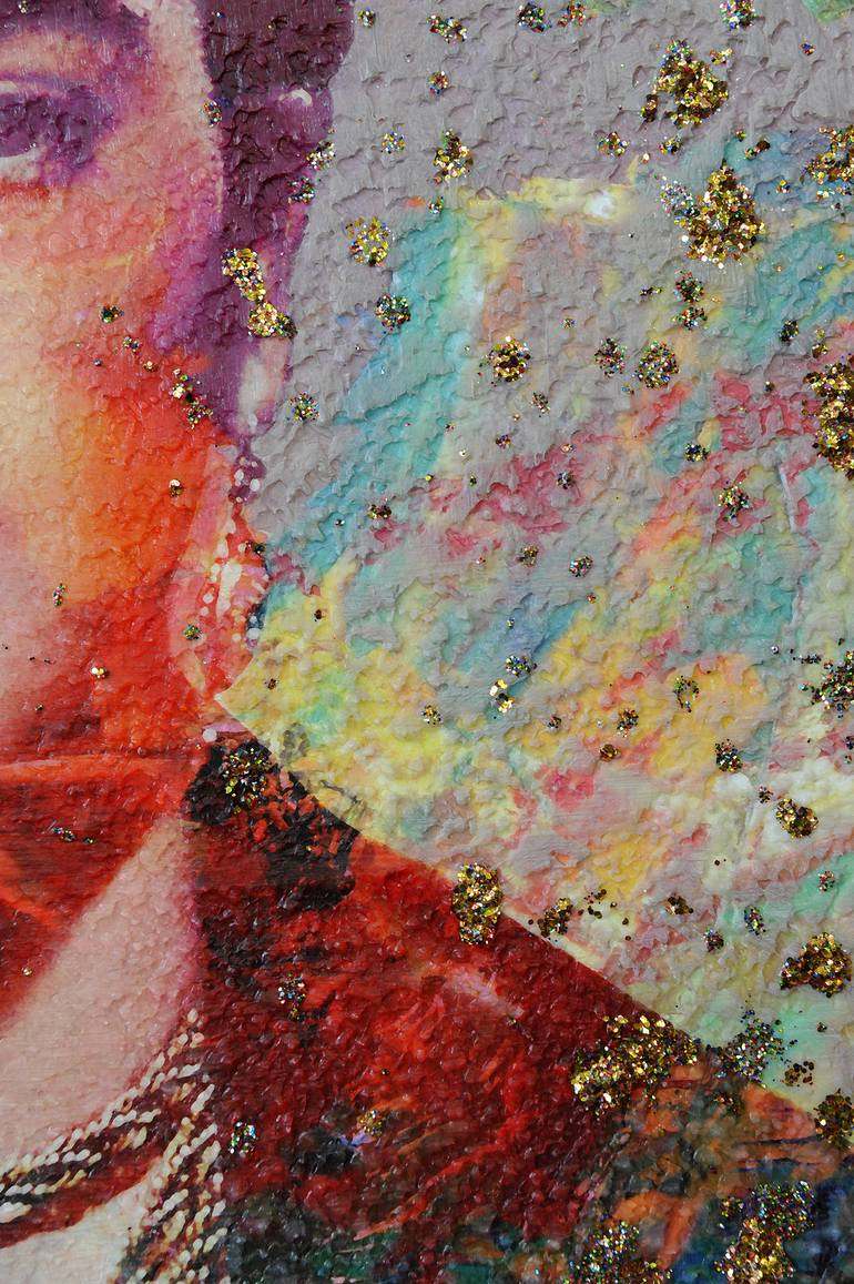 Original Contemporary Pop Culture/Celebrity Mixed Media by Karin Vermeer