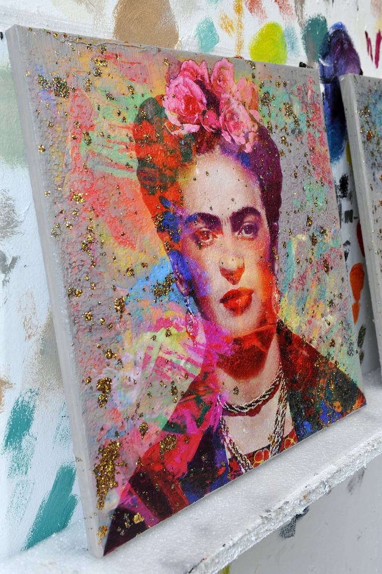 Original Pop Culture/Celebrity Mixed Media by Karin Vermeer