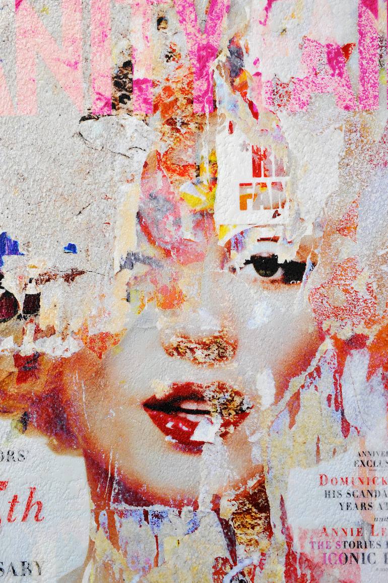 Original Contemporary Pop Culture/Celebrity Mixed Media by Karin Vermeer