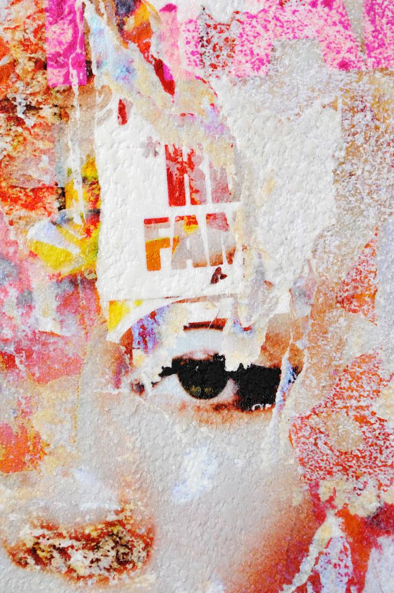 Original Contemporary Pop Culture/Celebrity Mixed Media by Karin Vermeer