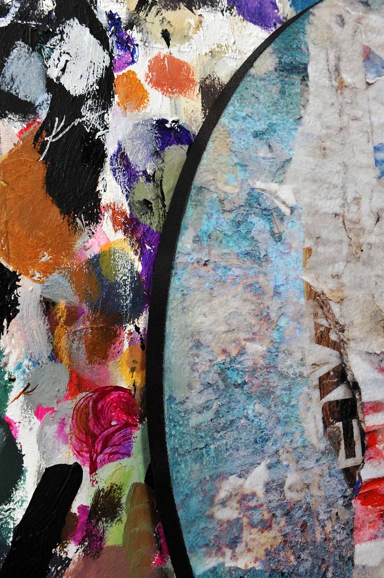 Original Contemporary People Mixed Media by Karin Vermeer