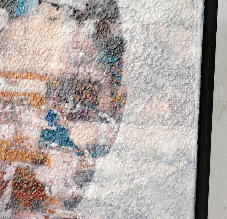 Original Contemporary People Mixed Media by Karin Vermeer