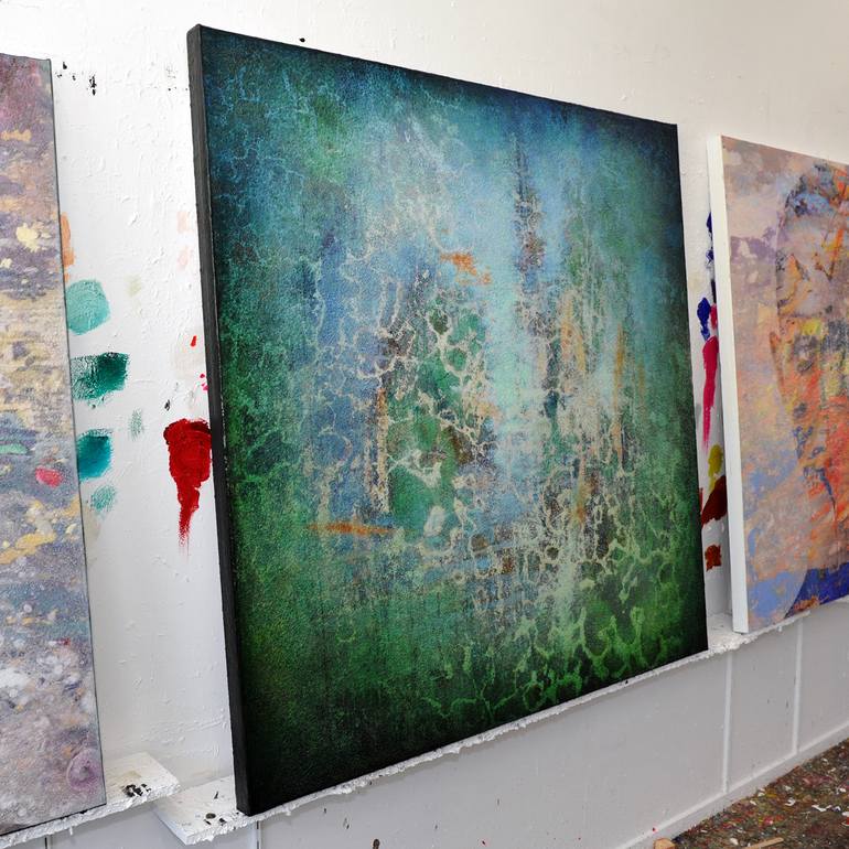 Original Contemporary Abstract Mixed Media by Karin Vermeer