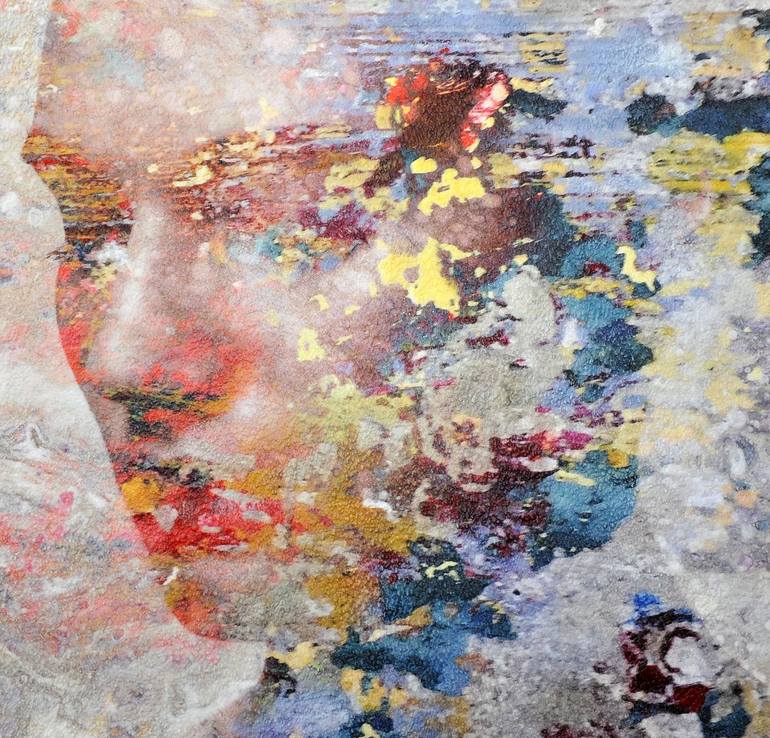 Original Figurative Portrait Mixed Media by Karin Vermeer