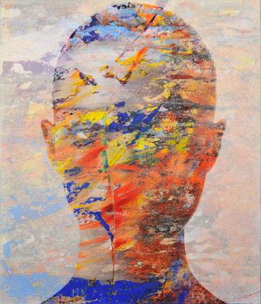 Print of Modern Abstract Mixed Media by Karin Vermeer