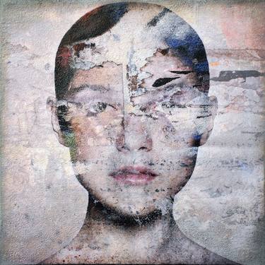 Original Figurative Portrait Mixed Media by Karin Vermeer