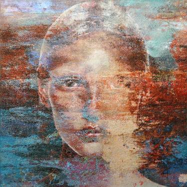 Original Figurative Portrait Mixed Media by Karin Vermeer