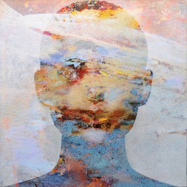 Original Figurative Portrait Mixed Media by Karin Vermeer