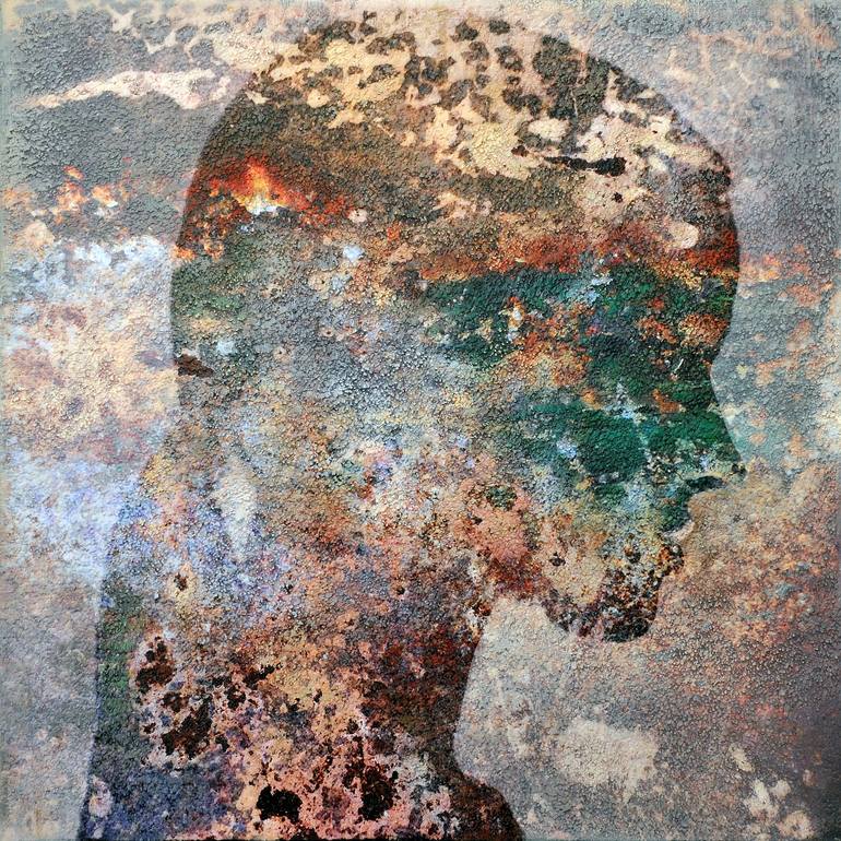 Print of Contemporary Portrait Mixed Media by Karin Vermeer