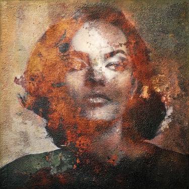 Original Contemporary Portrait Mixed Media by Karin Vermeer