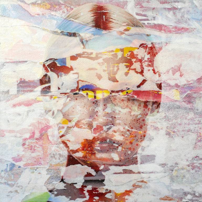Print of Figurative Portrait Mixed Media by Karin Vermeer