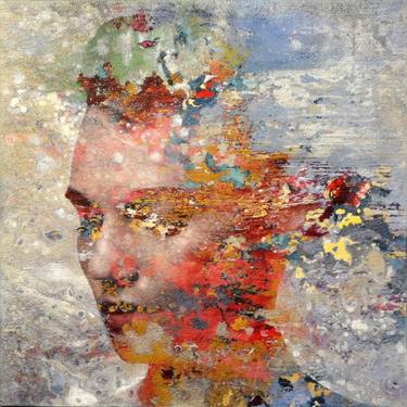 Original Figurative Portrait Mixed Media by Karin Vermeer