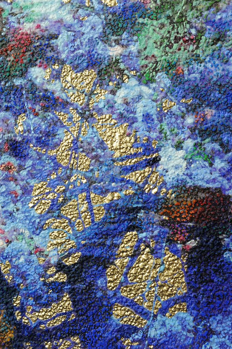Original Abstract Landscape Mixed Media by Karin Vermeer