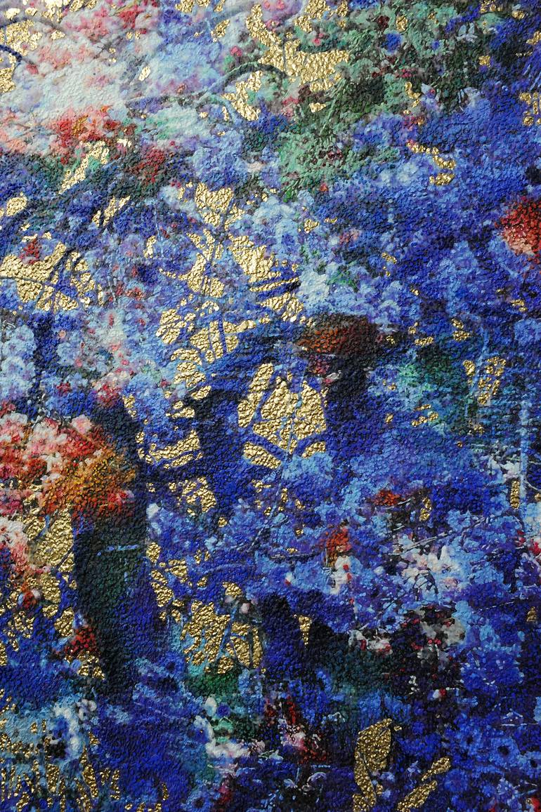 Original Abstract Landscape Mixed Media by Karin Vermeer