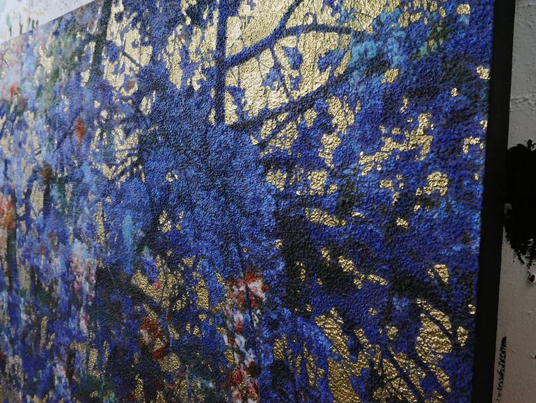 Original Abstract Landscape Mixed Media by Karin Vermeer