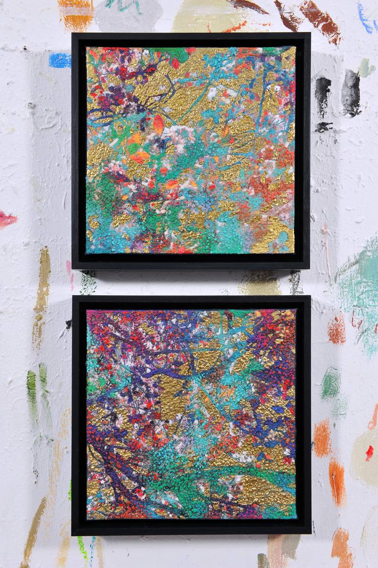 Original Modern Nature Mixed Media by Karin Vermeer