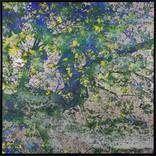 Yellow, green, blue & silver chestnut. by Karin Vermeer