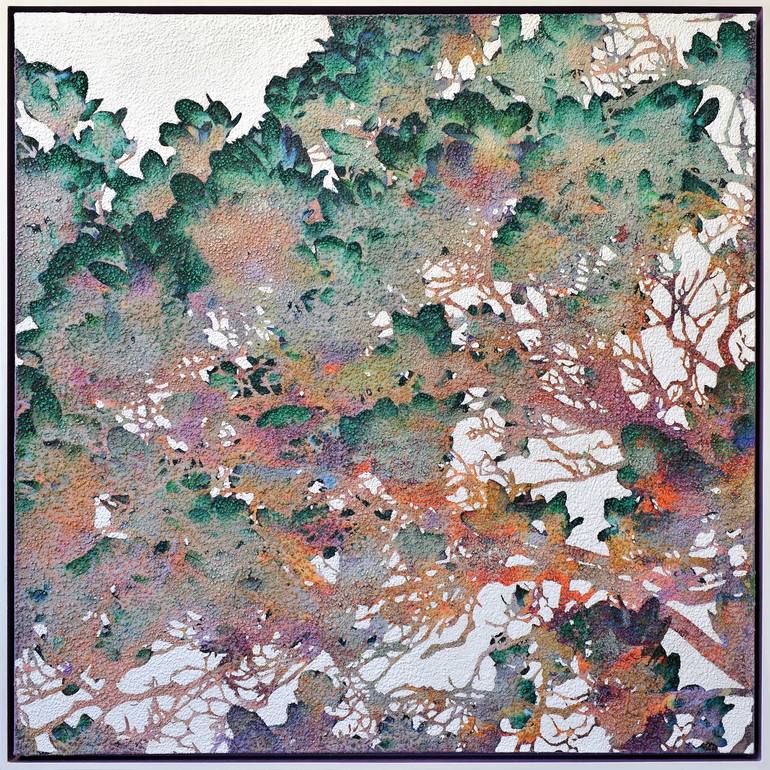 Print of Abstract Nature Mixed Media by Karin Vermeer