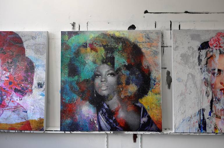 Original Pop Culture/Celebrity Painting by Karin Vermeer