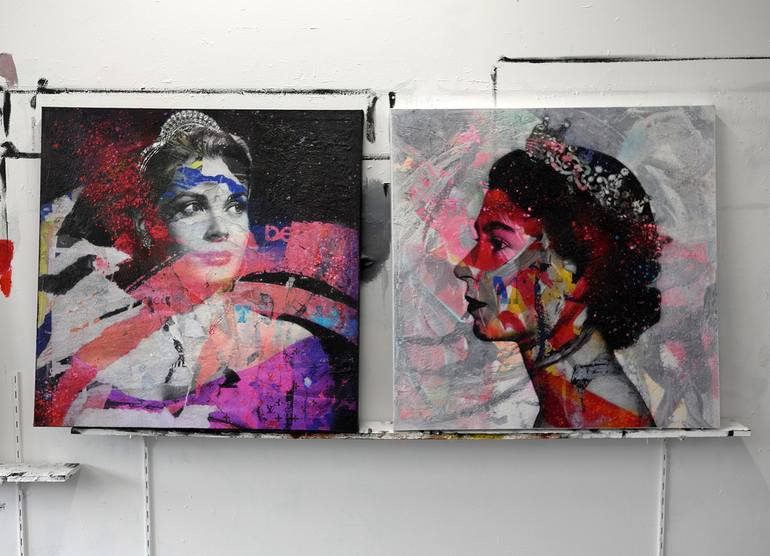 Original Modern Pop Culture/Celebrity Painting by Karin Vermeer