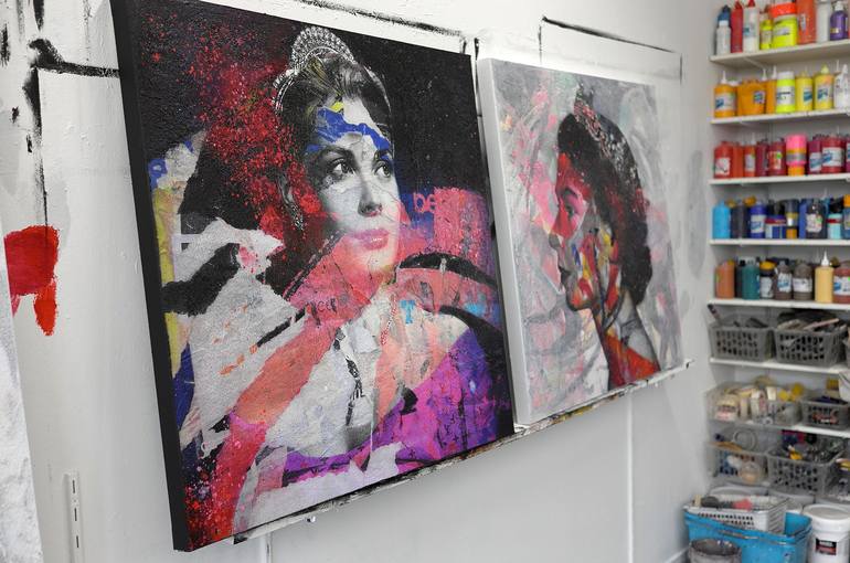 Original Modern Pop Culture/Celebrity Painting by Karin Vermeer