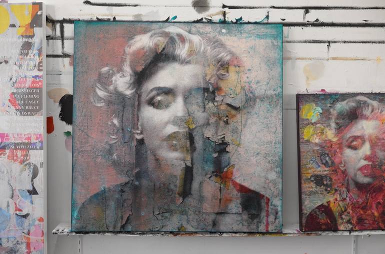 Original Pop Art Pop Culture/Celebrity Painting by Karin Vermeer