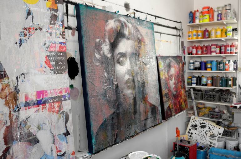 Original Pop Culture/Celebrity Painting by Karin Vermeer