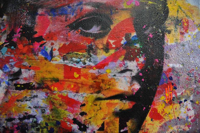 Original Pop Art Pop Culture/Celebrity Painting by Karin Vermeer