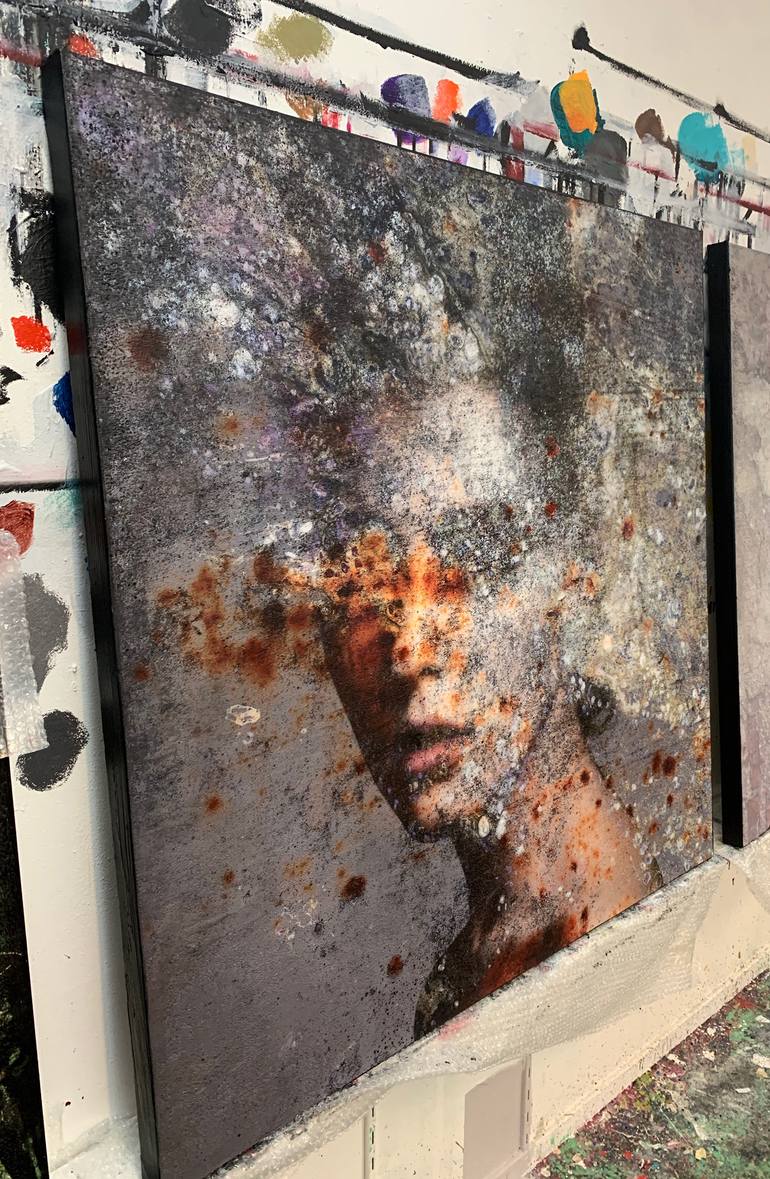 Original Figurative People Painting by Karin Vermeer