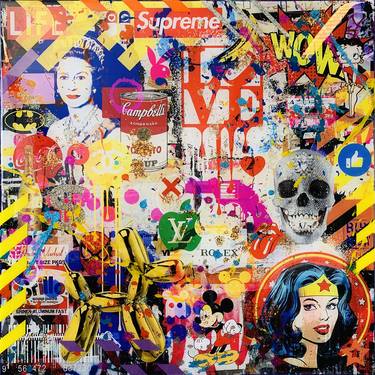 Print of Pop Culture/Celebrity Collage by Karin Vermeer
