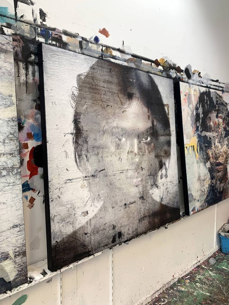 Original Figurative Portrait Painting by Karin Vermeer
