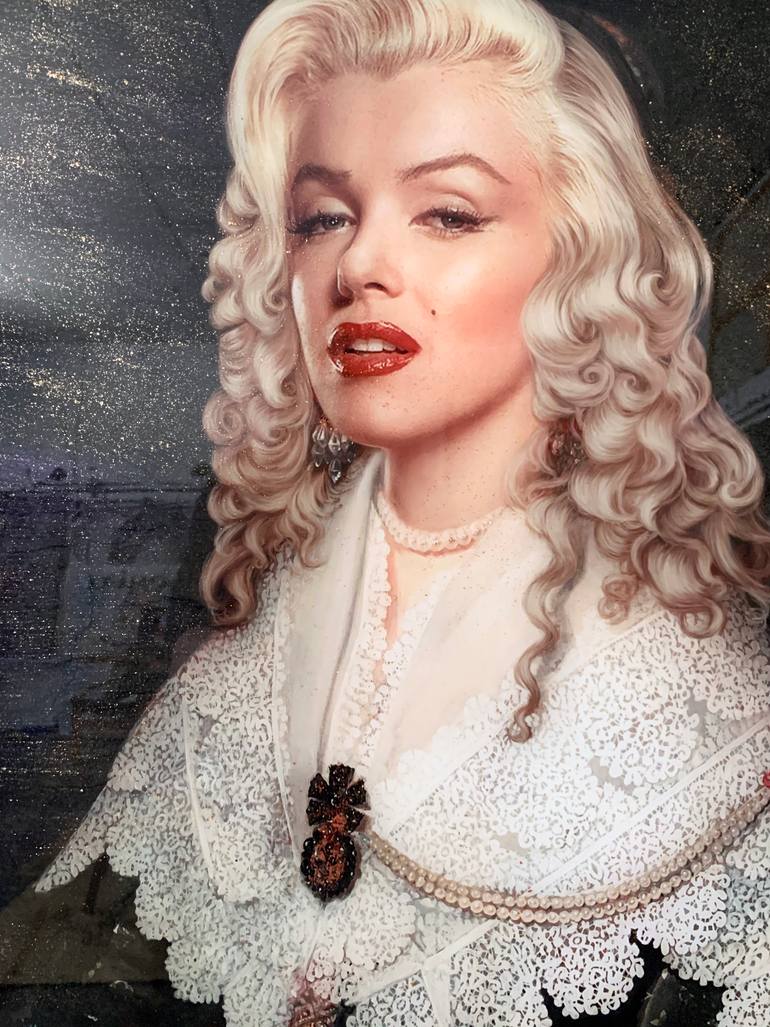 Original Figurative Pop Culture/Celebrity Painting by Karin Vermeer