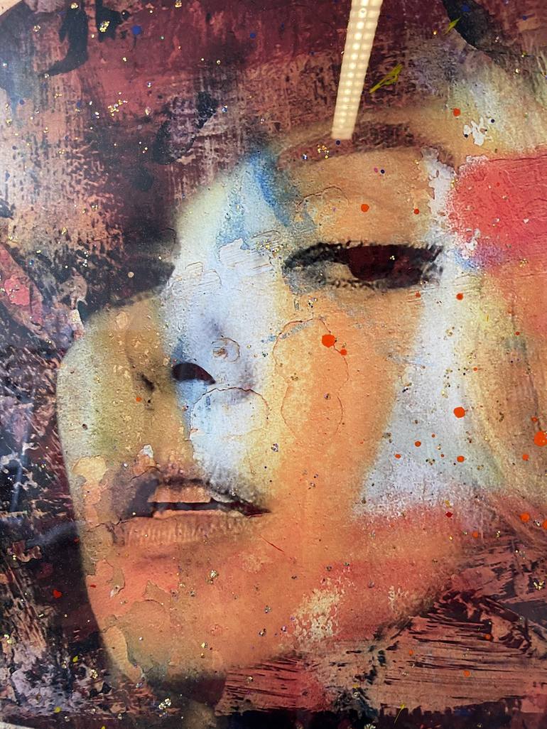 Original Pop Culture/Celebrity Mixed Media by Karin Vermeer