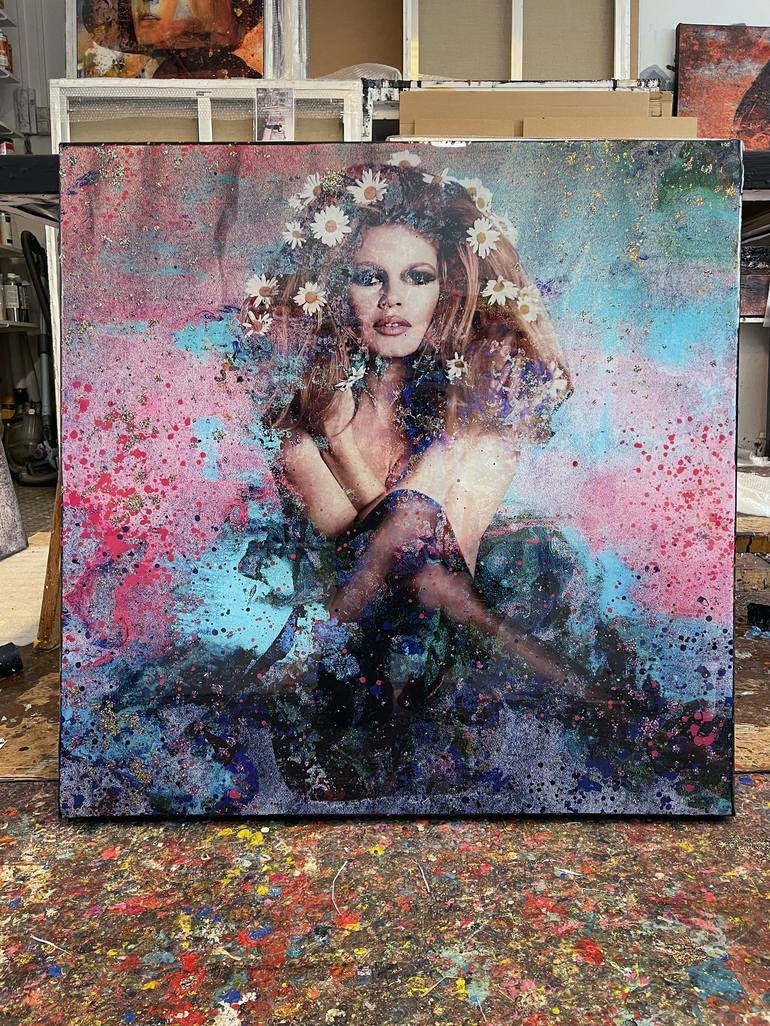 Original Pop Art Pop Culture/Celebrity Painting by Karin Vermeer