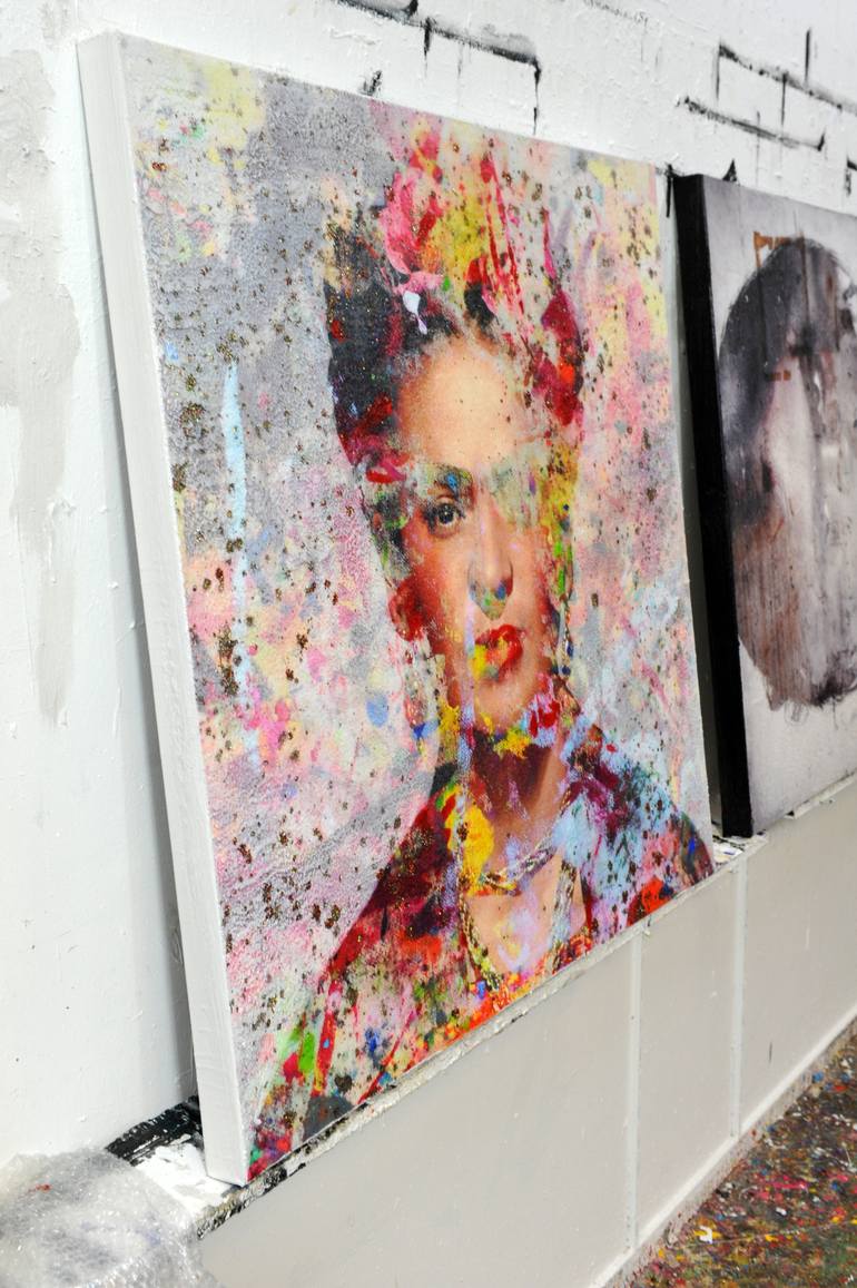 Original Figurative Pop Culture/Celebrity Painting by Karin Vermeer
