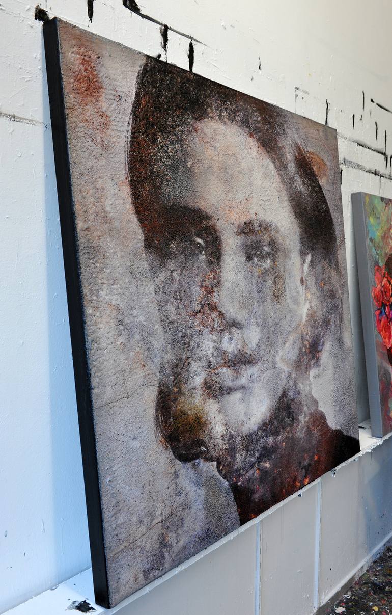 Original Figurative People Painting by Karin Vermeer