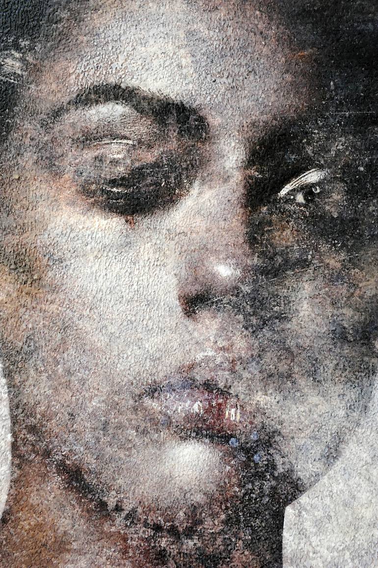 Original Abstract People Painting by Karin Vermeer