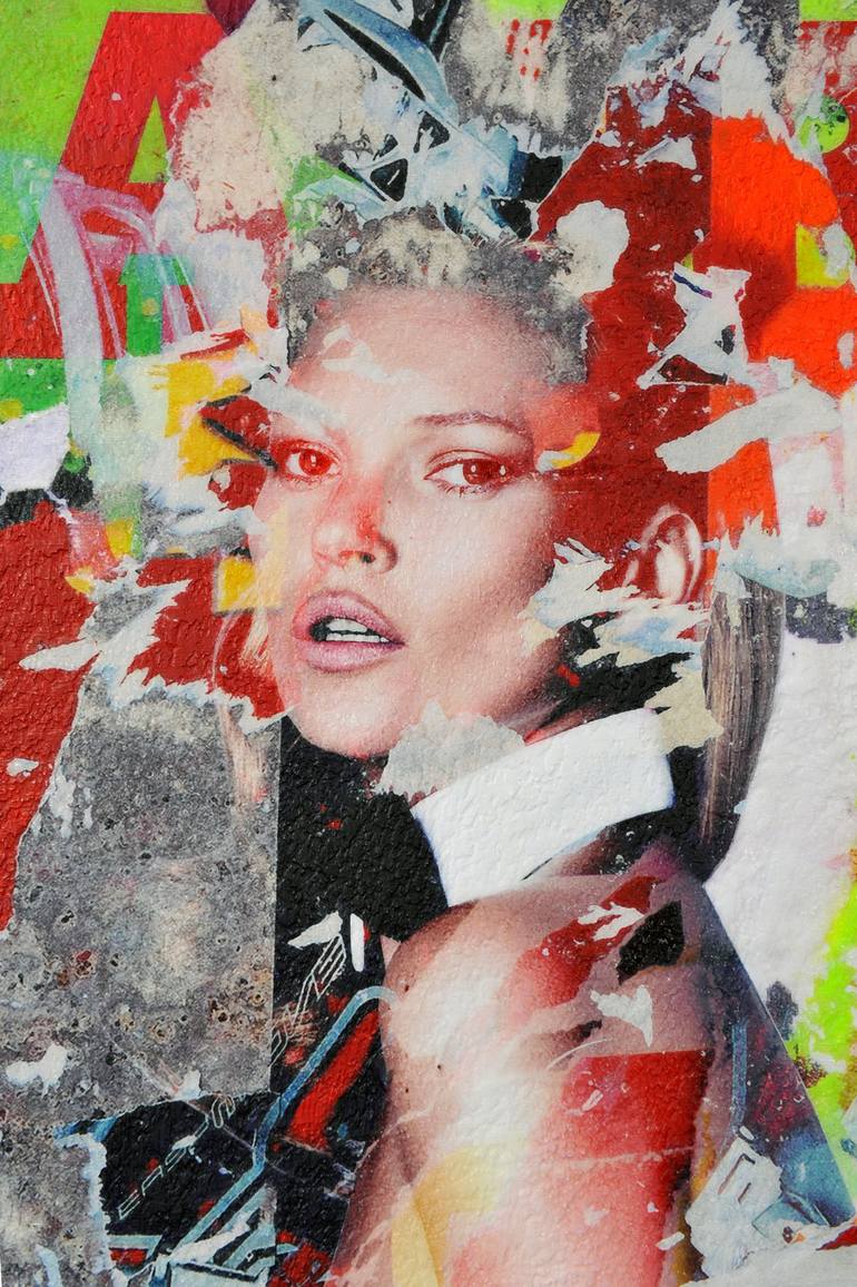 Original Pop Culture/Celebrity Mixed Media by Karin Vermeer