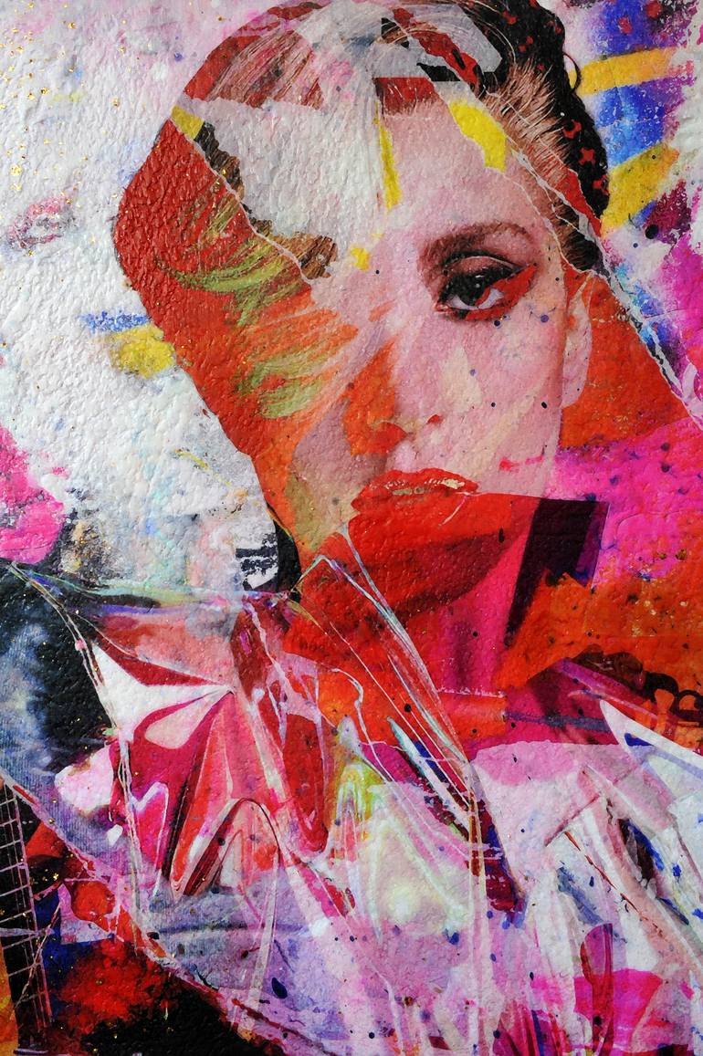 Original Figurative Pop Culture/Celebrity Painting by Karin Vermeer