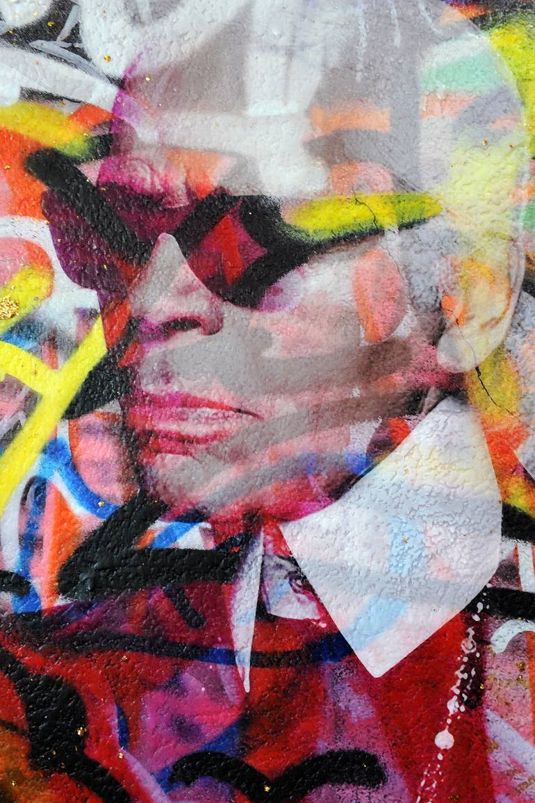 Original Pop Art Pop Culture/Celebrity Mixed Media by Karin Vermeer