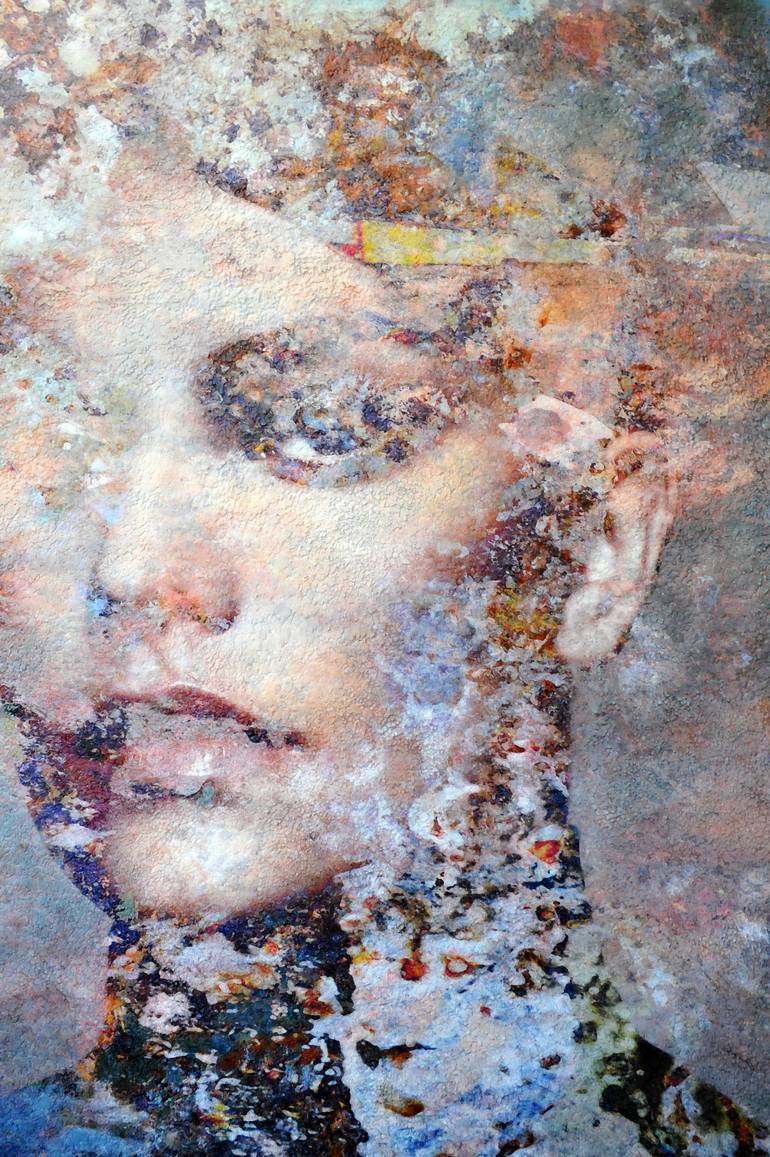 Original Contemporary People Mixed Media by Karin Vermeer