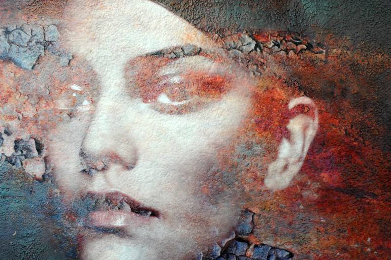 Original Contemporary People Mixed Media by Karin Vermeer