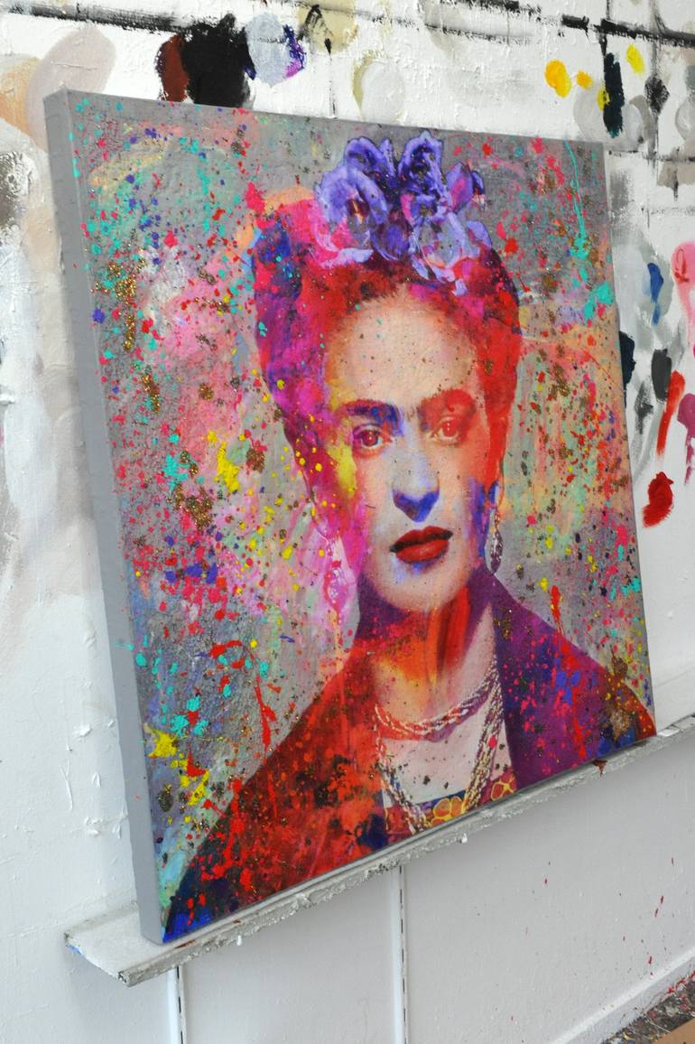 Original Pop Culture/Celebrity Mixed Media by Karin Vermeer