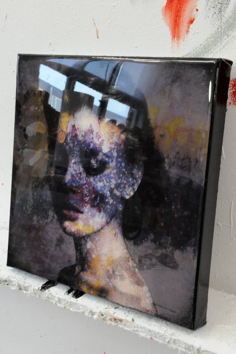 Original Portrait Mixed Media by Karin Vermeer