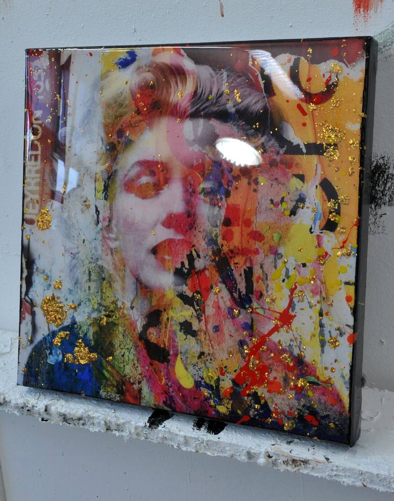 Original Pop Culture/Celebrity Mixed Media by Karin Vermeer