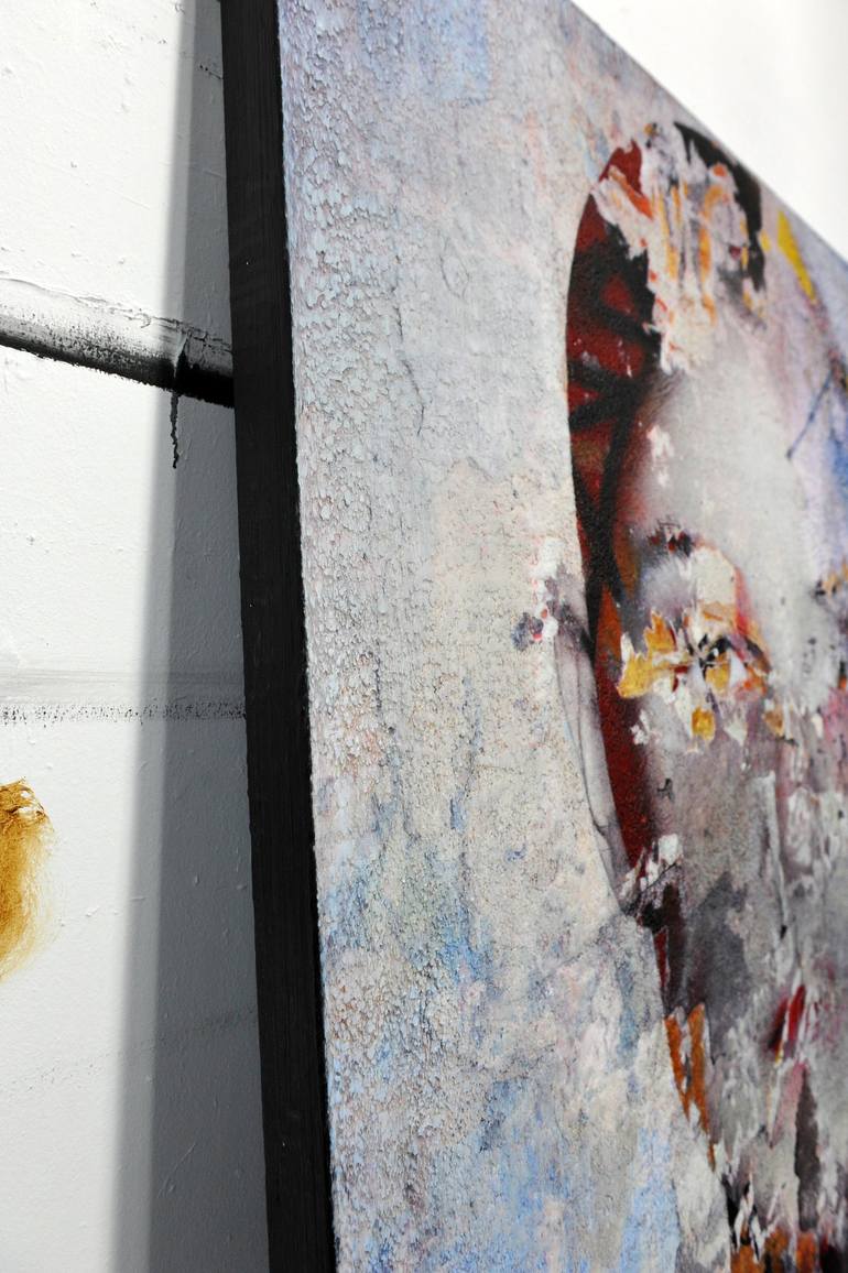 Original Contemporary People Mixed Media by Karin Vermeer