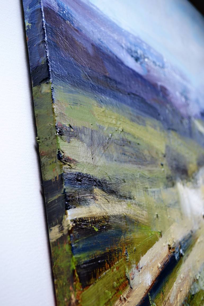 Original Abstract Landscape Painting by Rebecca Rath